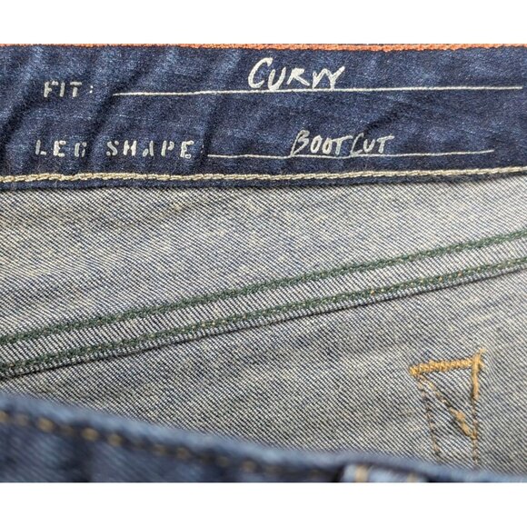 NEW Eddie Bauer Womens Size 12 StayShape Curvy Bootcut Jeans Dark Wash NWT - Picture 6 of 9